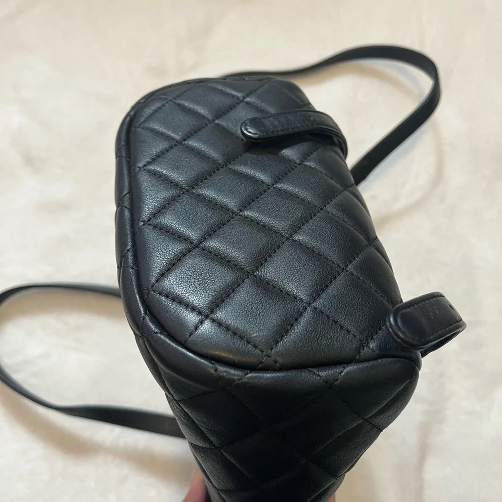 Chanel Mini Urban Spirit backpack with gold Hardware Lambskin offers welcomed